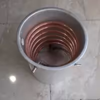 کندانسور (خنک کننده)آب بالوله های مسی سایز2