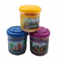 خمیر بازی سطلی 6 رنگ CBS
