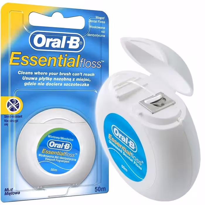 نخ دندان اورال بی ORALB مدل ESSENTIAL FLOSS حجم 50 میل

