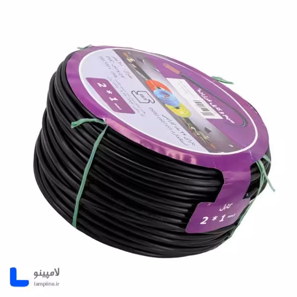 کابل افشان 1×2 فرزانه حلقه 100 متری