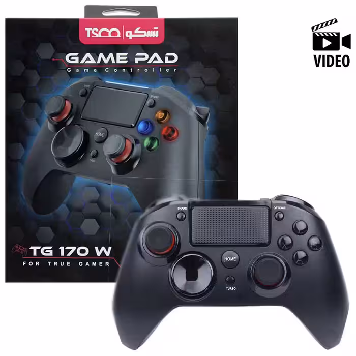 دسته بازی بی سیم طرح ایکس باکس TSCO TG 170W PC/PS4