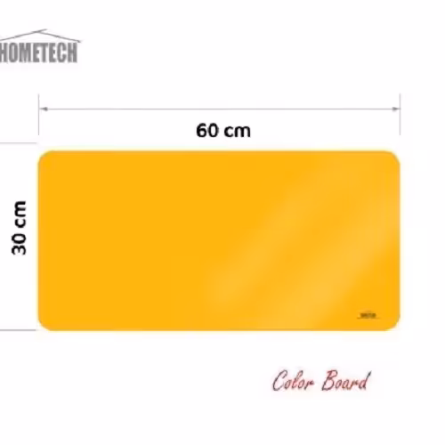 تخته وایت برد شیشه ای مغناطیسی هوم تک سایز 60x30 سانتی متر