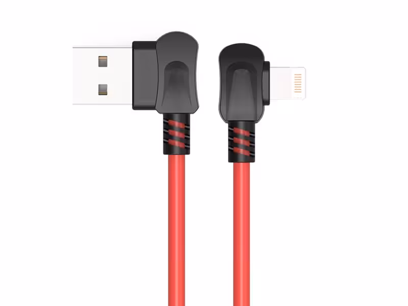 کابل شارژ و انتقال داده لایتنینگ اوریکو ORICO Right-angled Apple Lightning Charging Cable LTW-10 1m