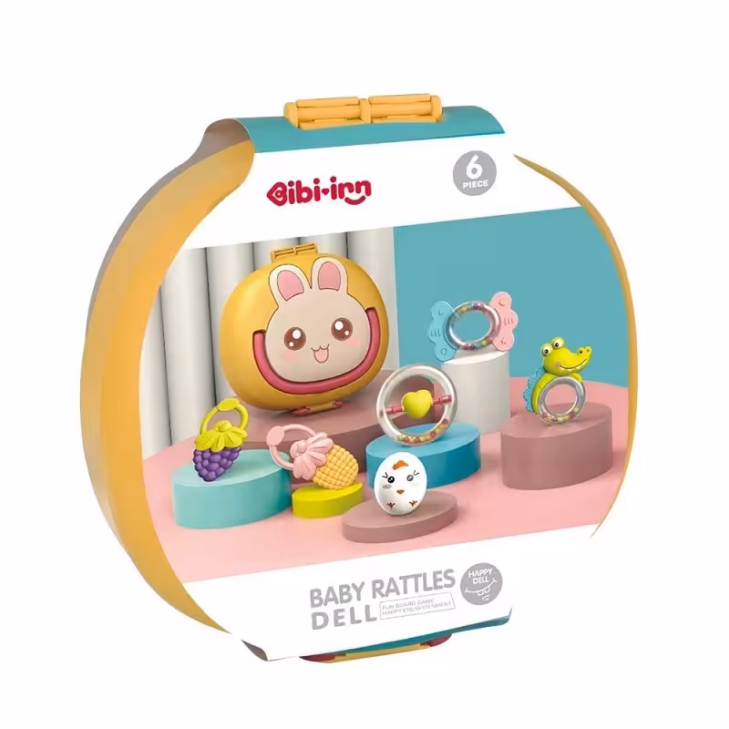 جغجغه مدل D2200 بسته 6 عددی به همراه دندانگیر