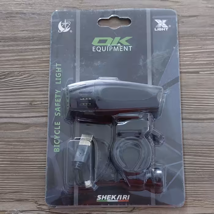 هالوژن شارژی دوچرخه رنگ سفید یخی