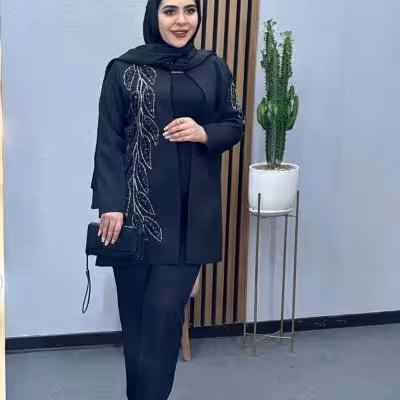 کت سنگدوزی برگی