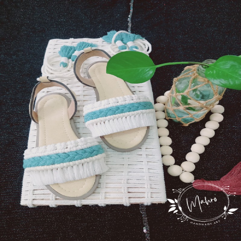 صندل مکرومه در رنگبندی و سایز دلخواه