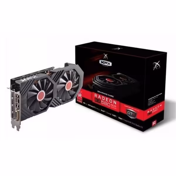 کارت گرافیک ایکس اف ایکس مدل RX-580P8DFD6 Radeon RX 580 XXX Edition 8GB OC +