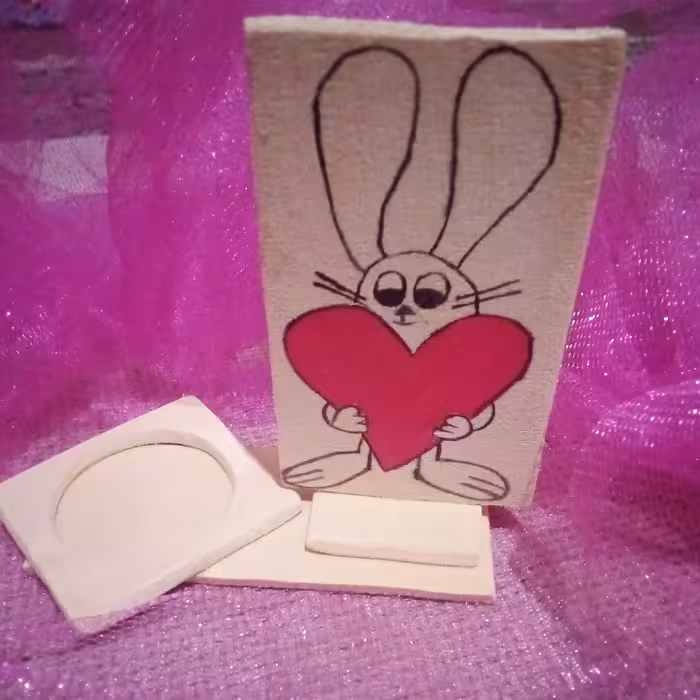 جاشمعی چوبی نقاشی شده