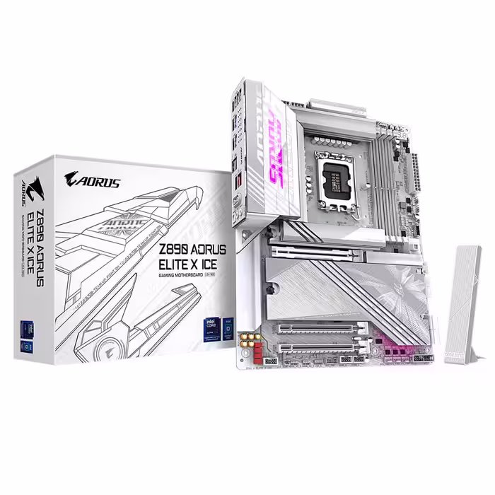 مادربرد گیگابایت مدل Z890 AORUS ELITE X ICE DDR5