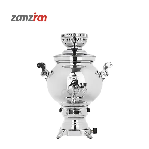 سماور گازی عالی نسب مدل سهند سیمین 8 لیتر