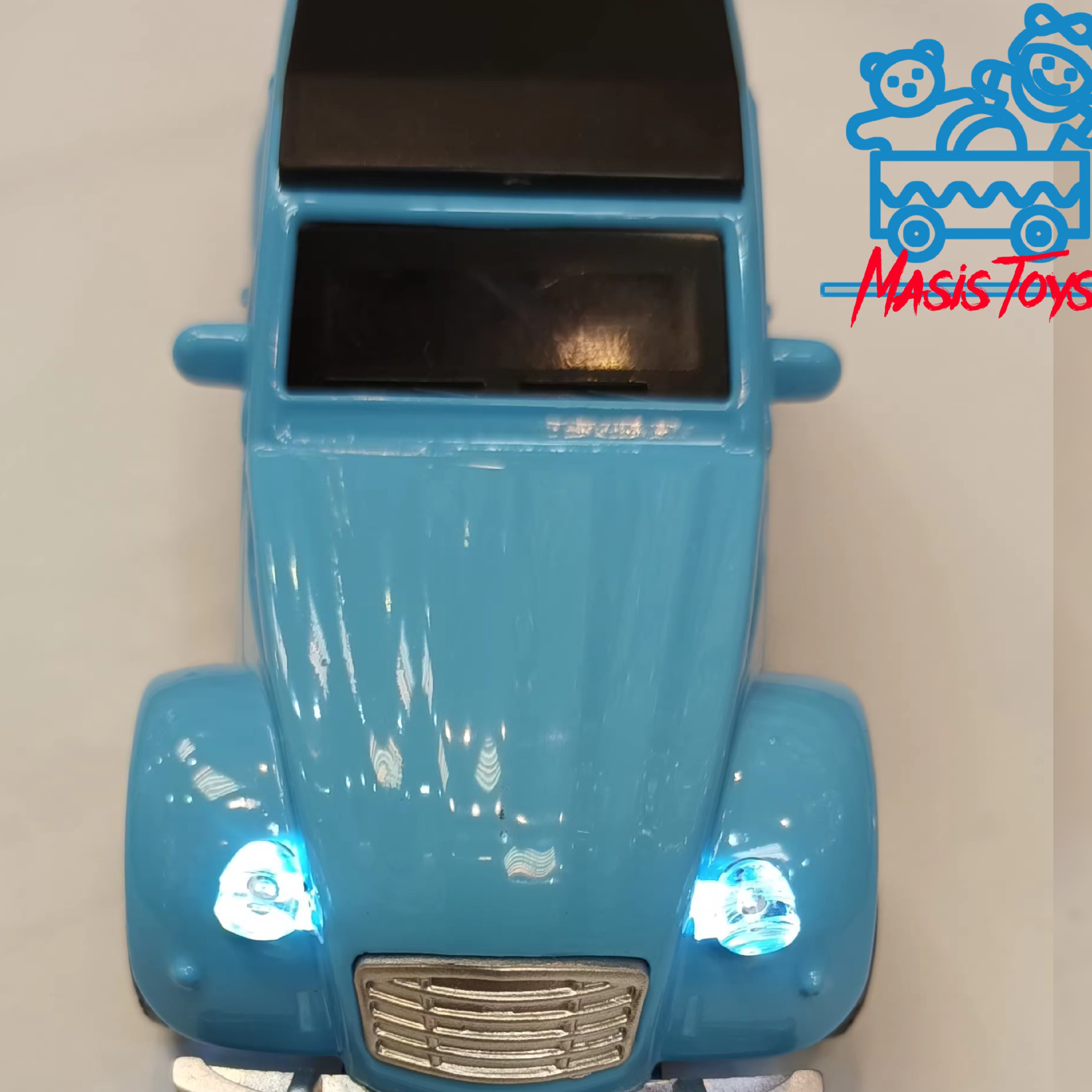 ماکت ژیان نوستالژی فلزی چراغدار وصدا دار دودرب بازشو جنس خوب وارداتی مناسب برای دکور یا بازی 