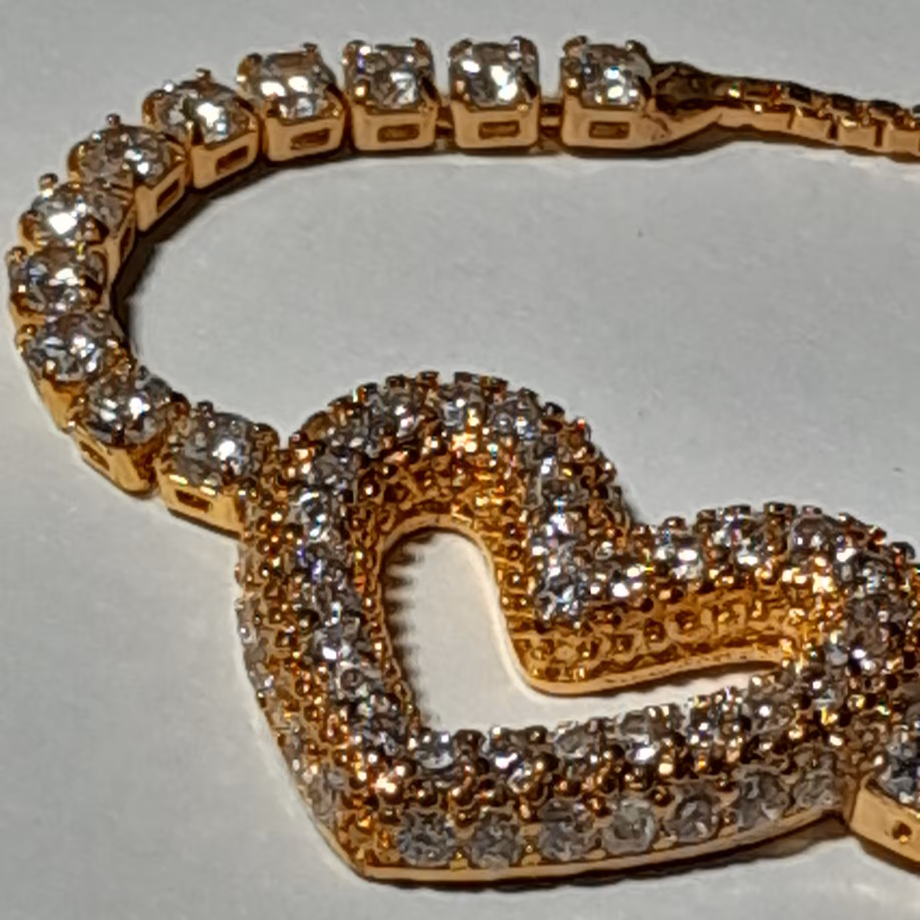 دستبند ژوپینگ استیل  طلایی