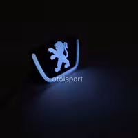 ارم جلو پنجره 206 چراغدار ( لوگو لایت 206)  نصب فابریک رنگ سفید 