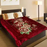پتو گلبافت کد110 دو نفره سایز 220در240سانتی متر (پس کرایه)