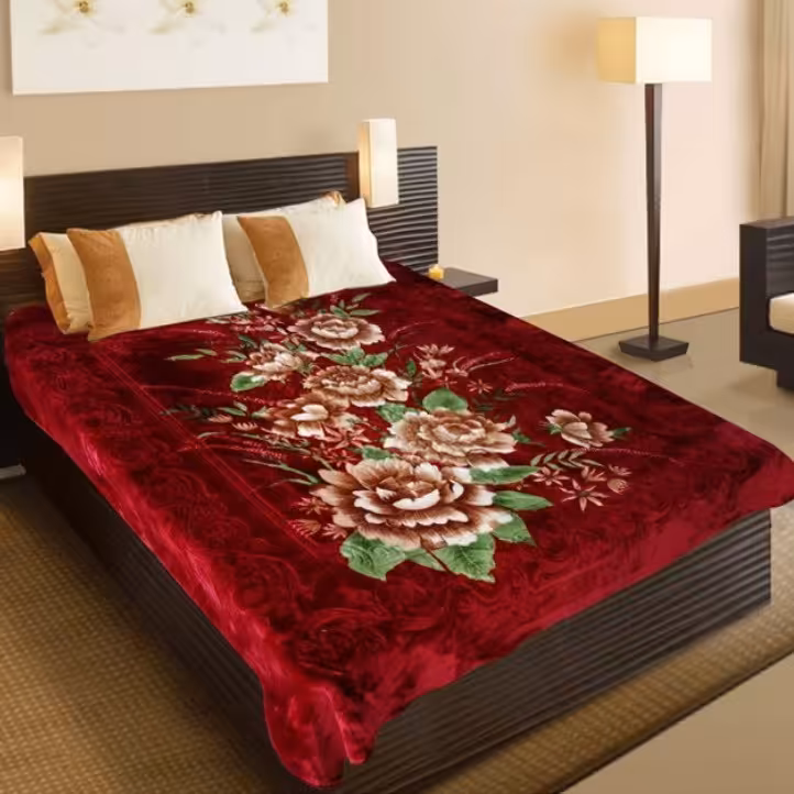 پتو گلبافت کد110 دو نفره سایز 220در240سانتی متر (پس کرایه)