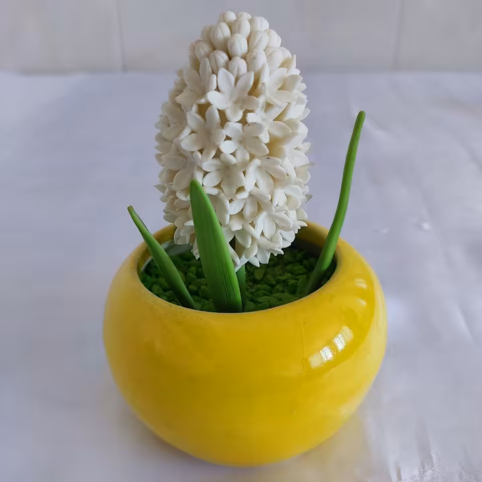 گل سنبل خمیر ایتالیایی دکوری