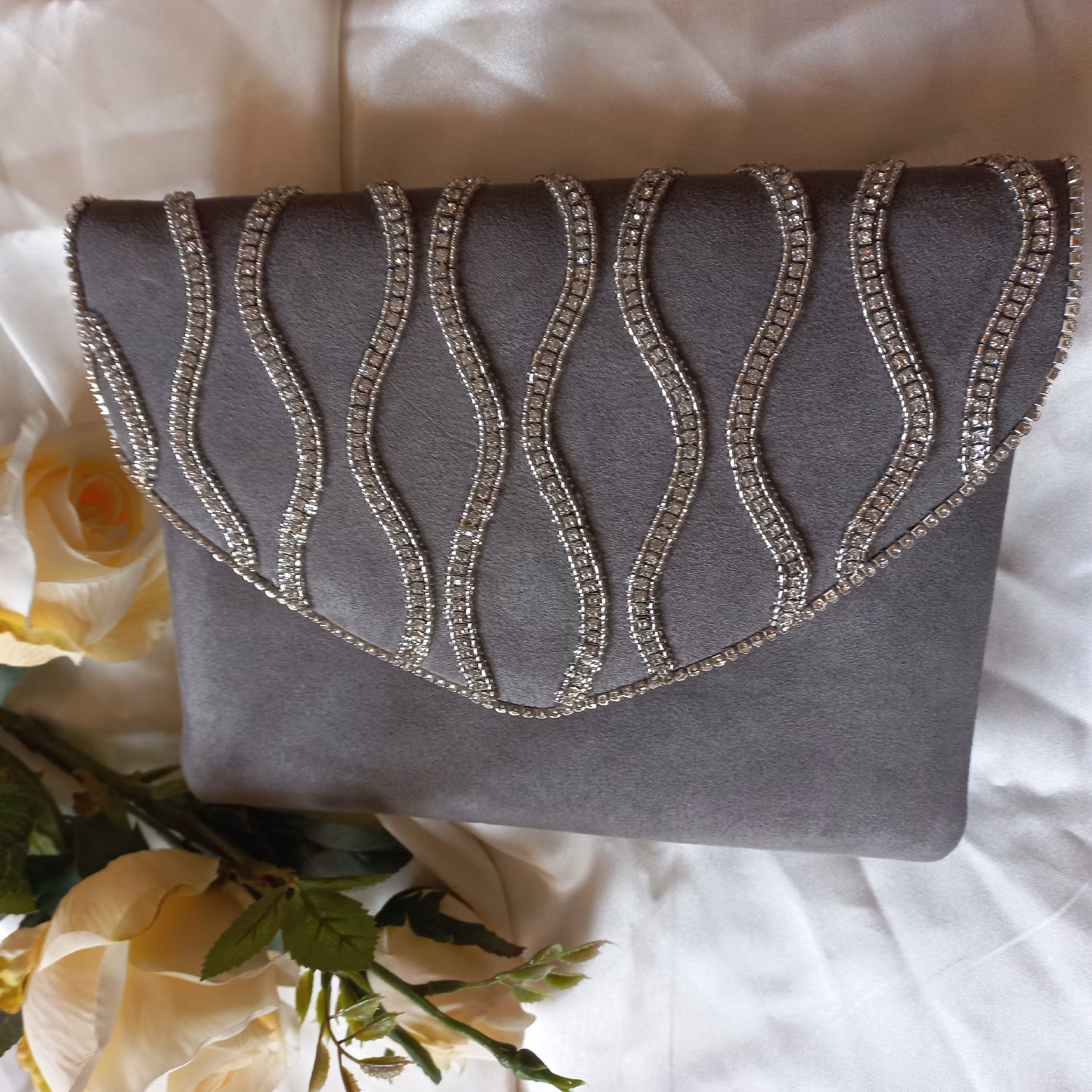 کیف دستی جواهر روزی مدل هندی - جنس مخمل - خرید مستقیم از تولید کننده 