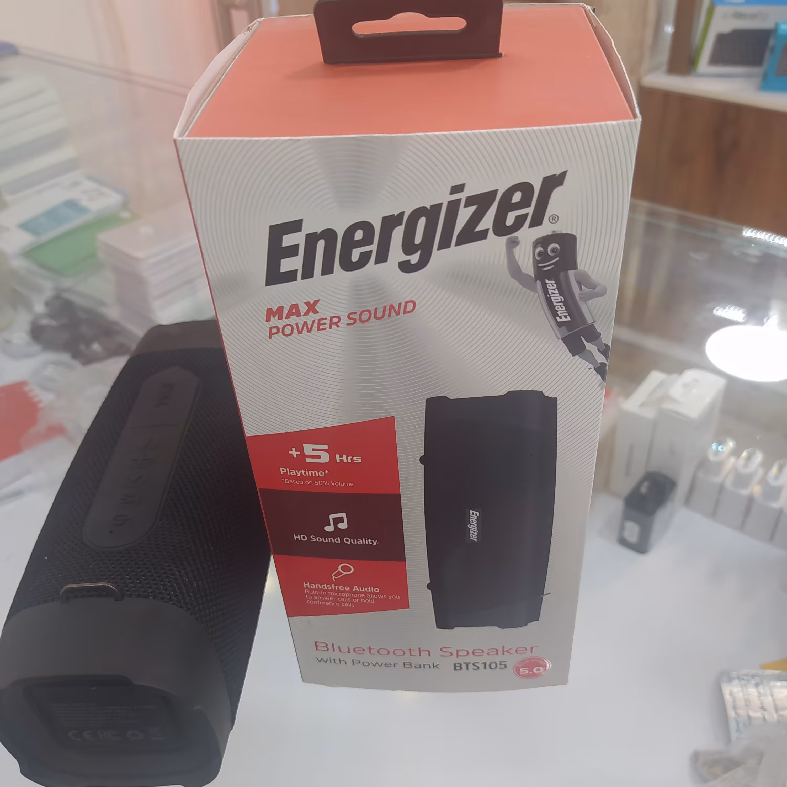 اسپیکر بلوتوثی قابل حمل انرجایزر  مدل BTS 105 گارانتی 12 ماهه متین