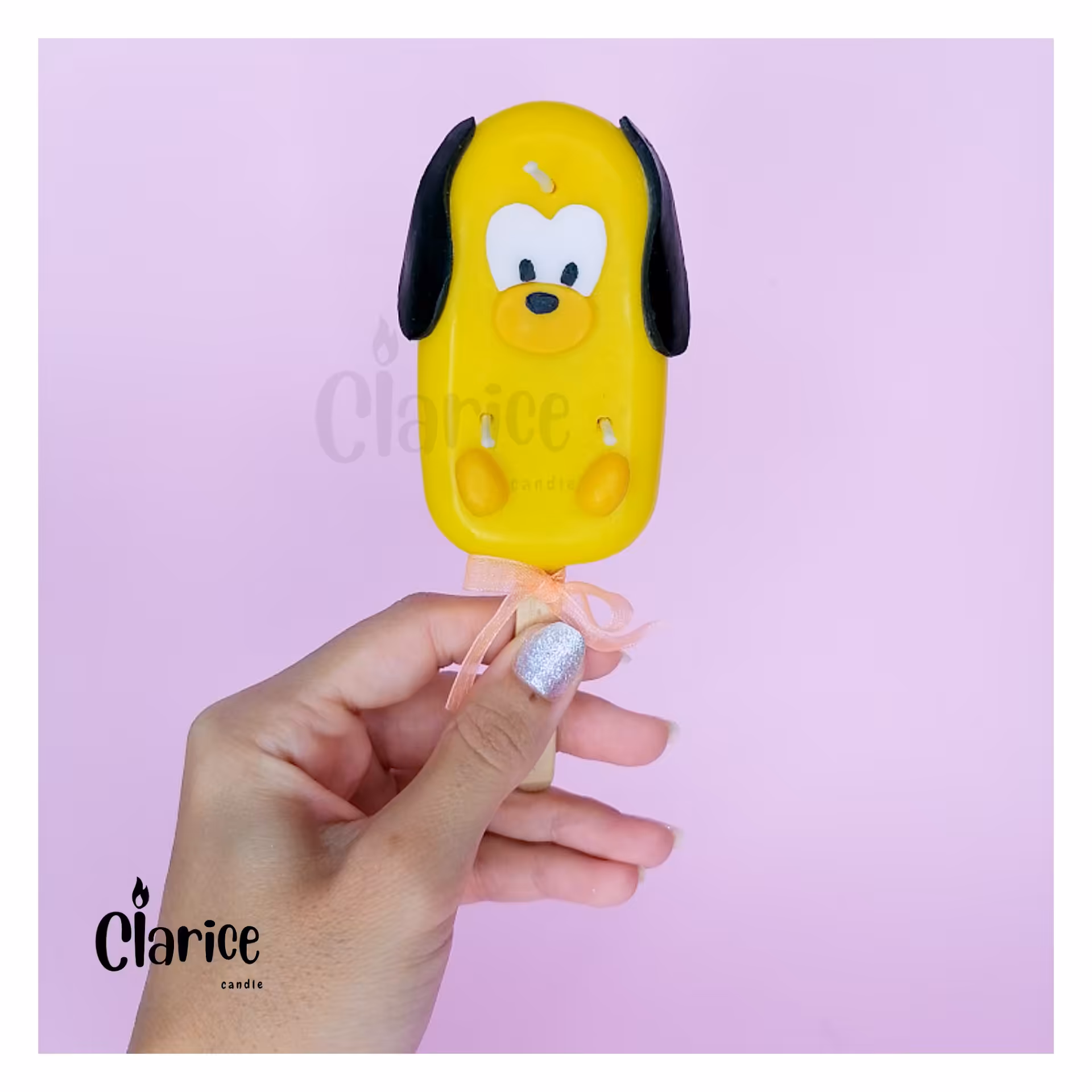 شمع  فانتزی پاپسیکل با طرح  سگ