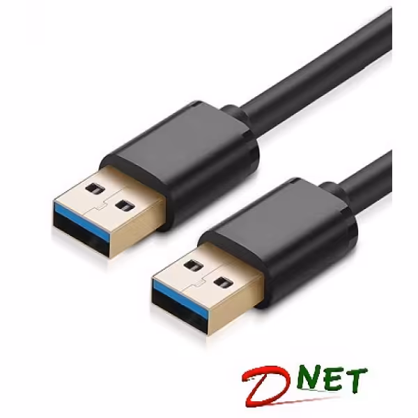 کابل USB به USB ( دو سر نر ) دی نت 5 متری
