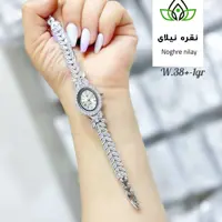 ساعت  نقره 
موتور میوتای ژاپن.
ابکاری رادیوم    رنگ ثابت. دارای فاکتور معتبر و ضمانت  
بدون ریزش سنگ .ارسال رایگان 
