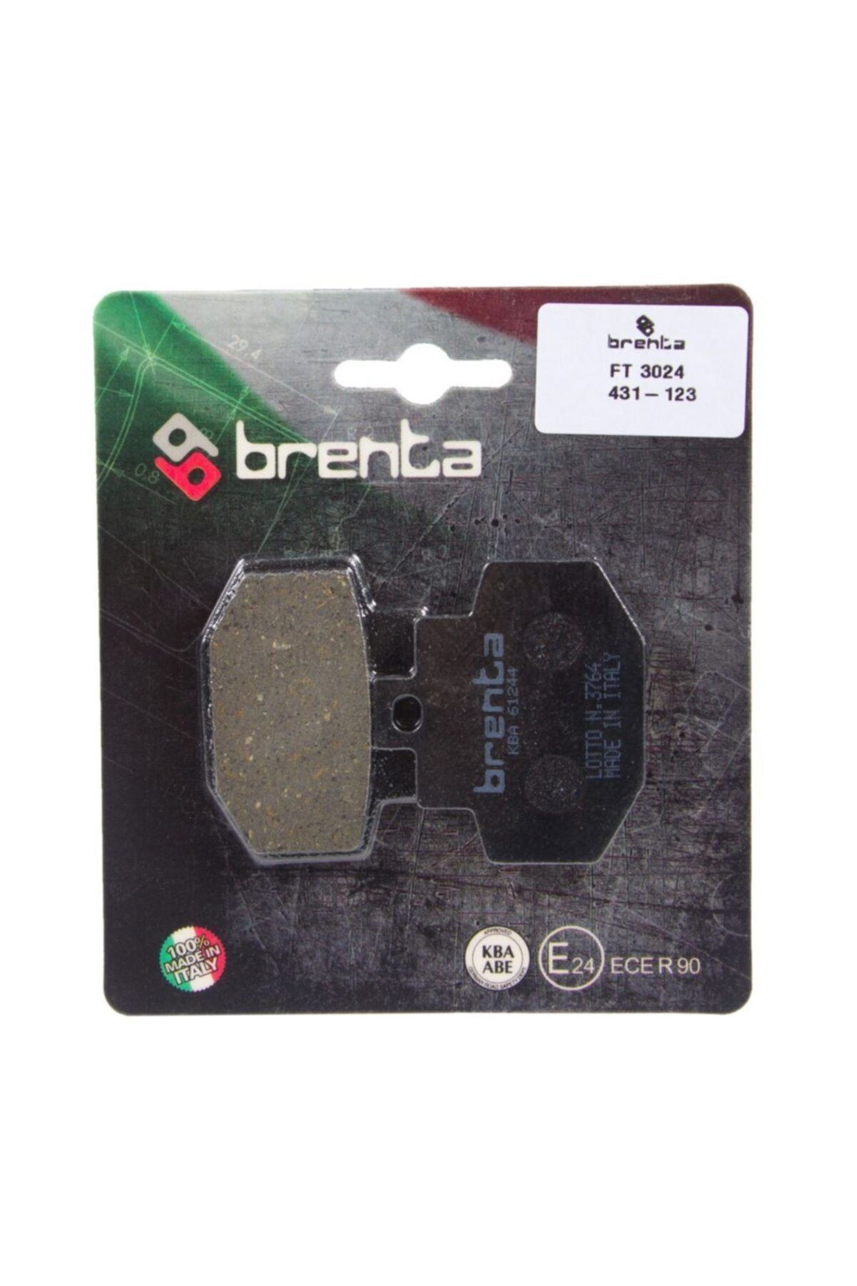 لوازم یدکی موتورسیکلت GTV 250 DISK PAD BRENTA 2006 2008 Vespa