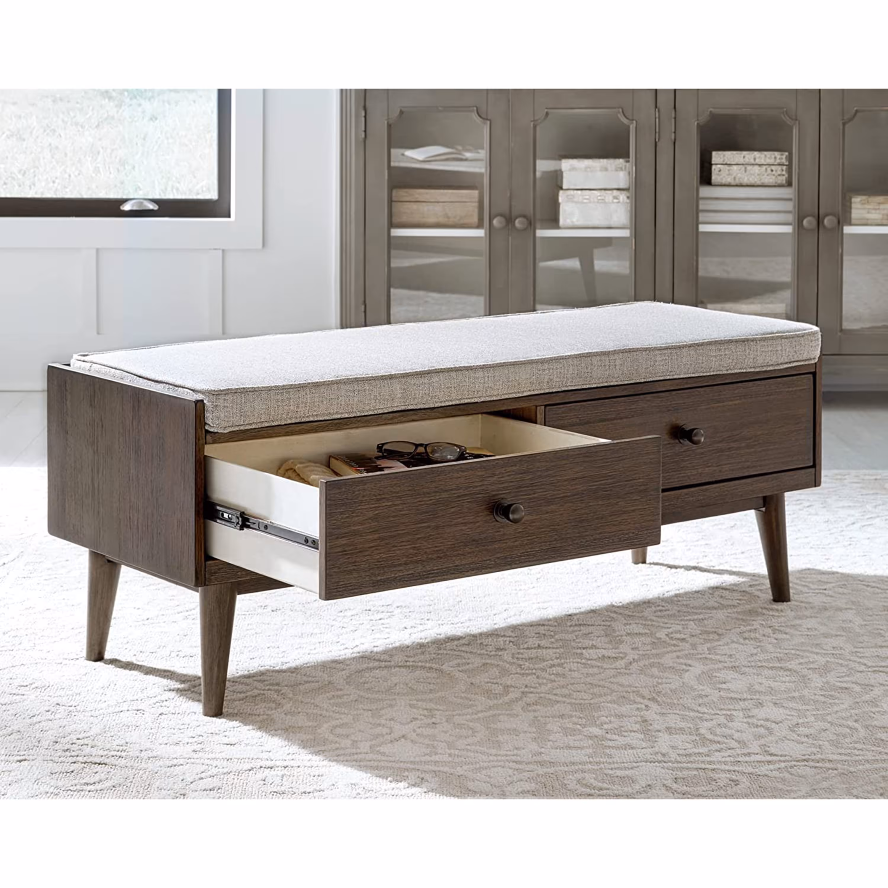 میز جلو مبلی چوبین نورا مدل WD-2 (هزینه ارسال بر عهده مشتری و پس کرایه)