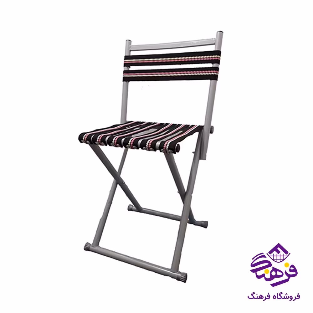 صندلی 20 برزنتی پشتی دار2 تسمه ای