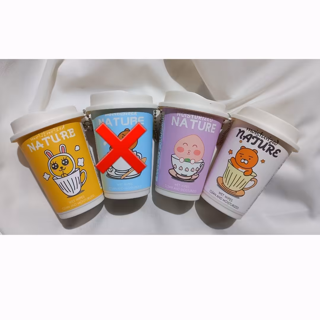 دستمال مرطوب طرح ماگ فانتزی 