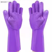 دستکش سیلیکونی اسکاچ دار

