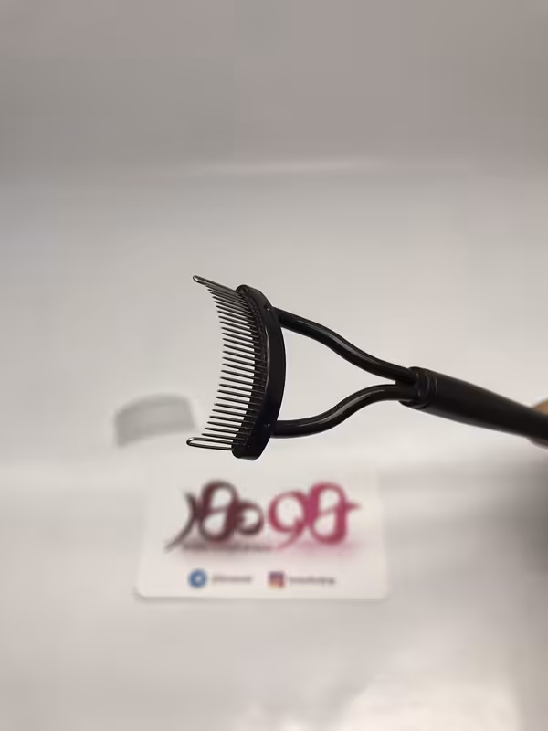 شانه دندانه فلزی لیفت و لمینت مژه