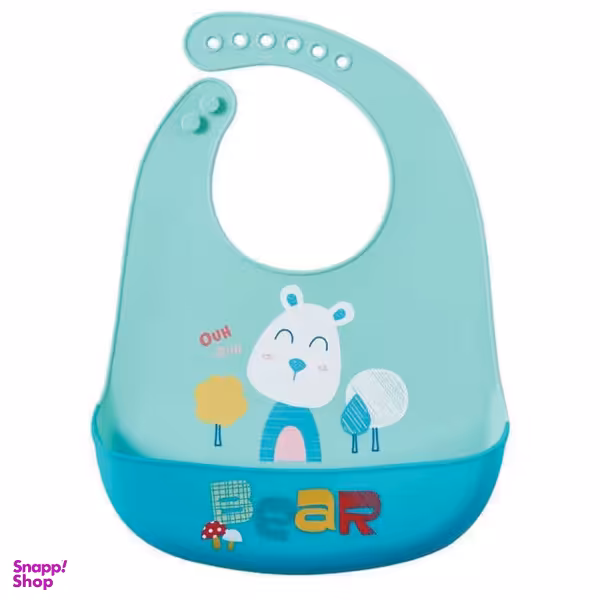 پیشبند سیلیکونی نوزاد طرح حیوانات