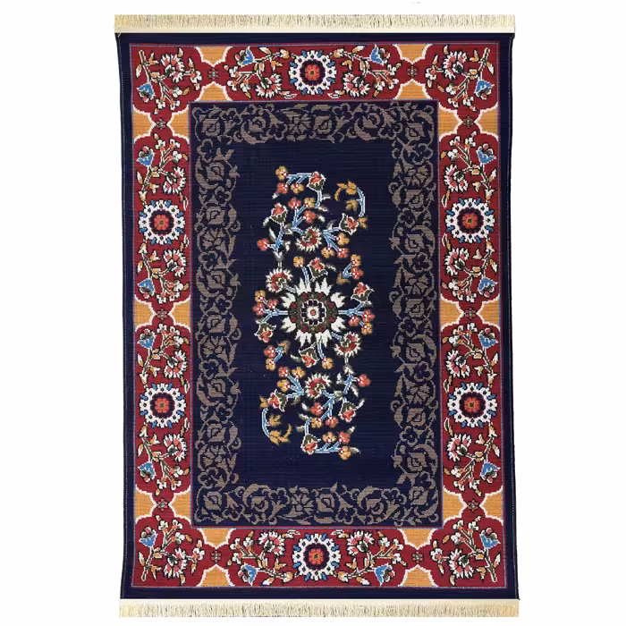 گلیم ماشینی یک و نیم متری  (1.5-1) -  طرح درسا -  فرش و گلیم جزیره