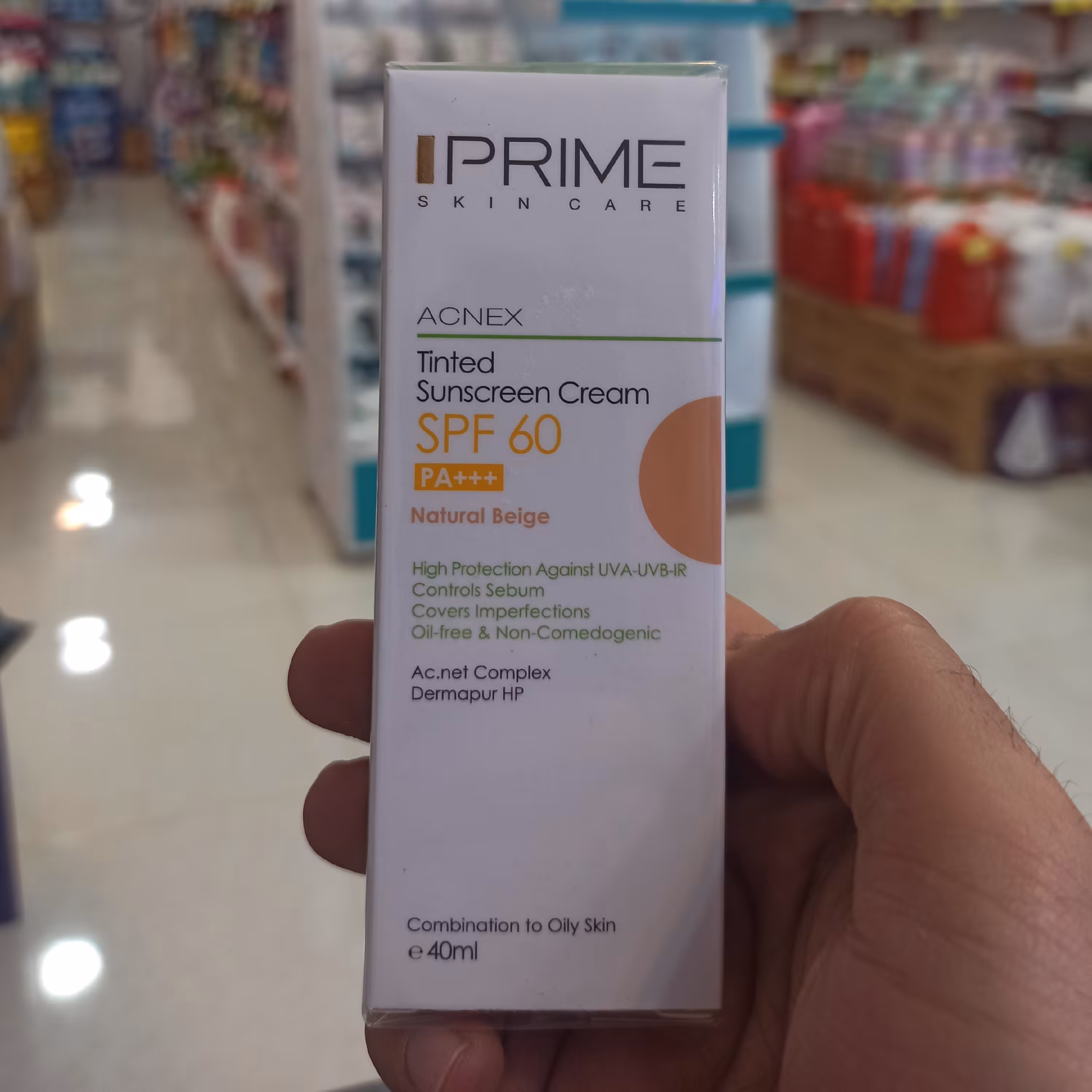 کرم ضد آفتاب رنگی spf 60 های مختلف تا چرب پرایم