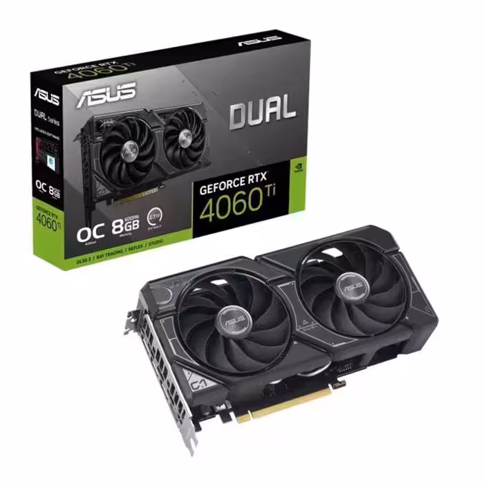 کارت گرافیک ایسوس ASUS Graphics Card Dual 4060 Ti GDDR6 Graphics Card 8GB