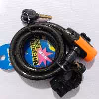 قفل دوچرخه رنگ مشکی