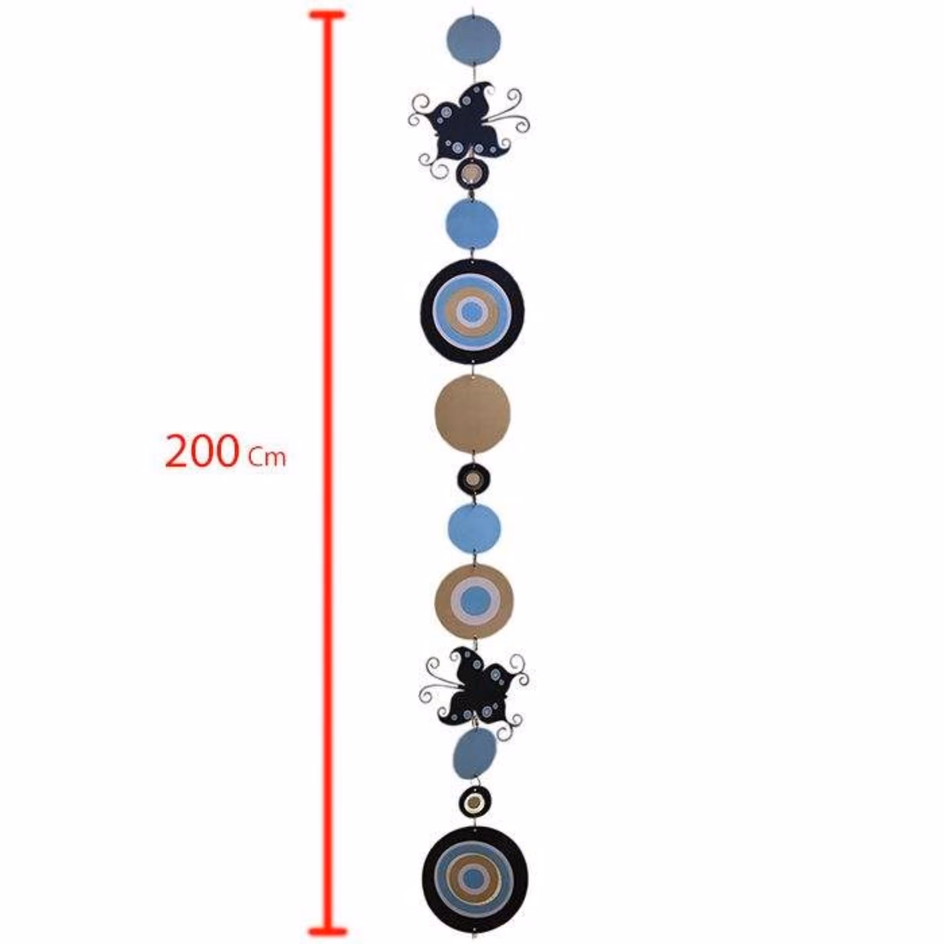 پرده ریسته 2مترری