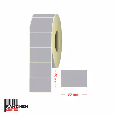 لیبل متال سایز 60*40 میلیمتر