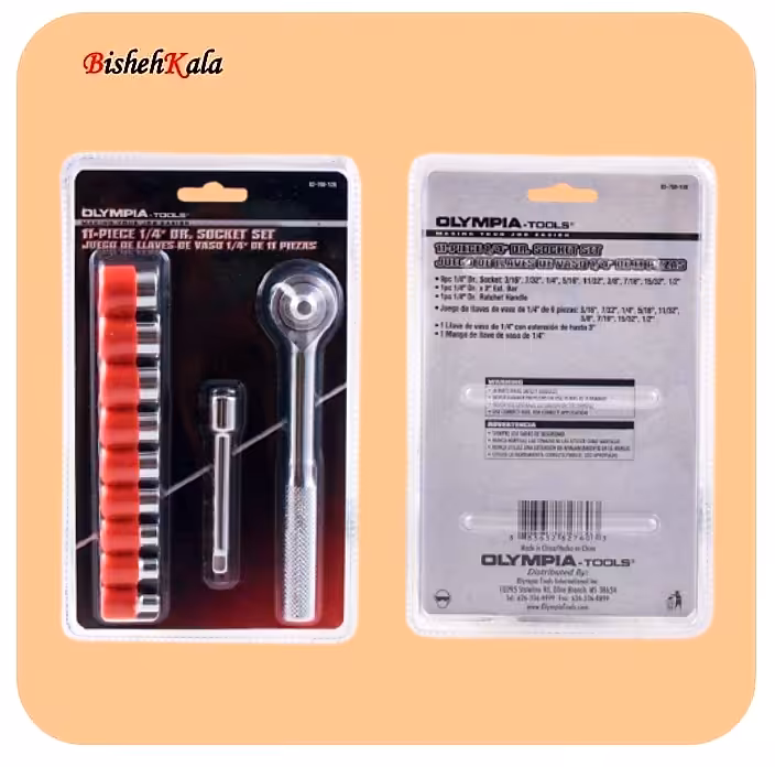 پکیج آچار بکس 11 عددی المپیای دکتر سوکت