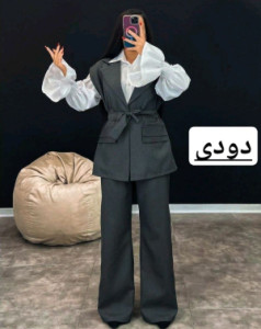 سه تیکه شومیز و شلوار و وست