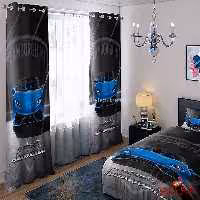 پرده 2 عددی کد 15555/1 طرح ماشین لامبورگینی
