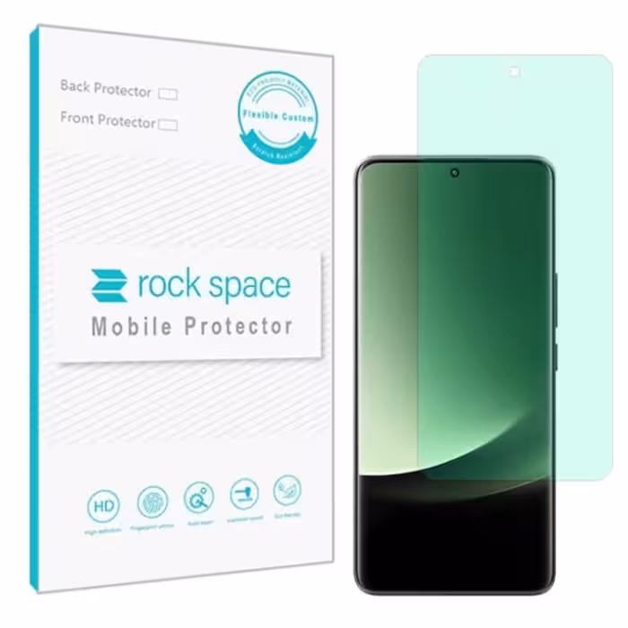 گلس شیائومی 13 Ultra مدل نانو هیدروژل گرین لایت برند راک اسپیس