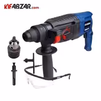 دریل بتن کن چکشی 3.1 کیلو هیوندای+عینک ایمنی توتاص