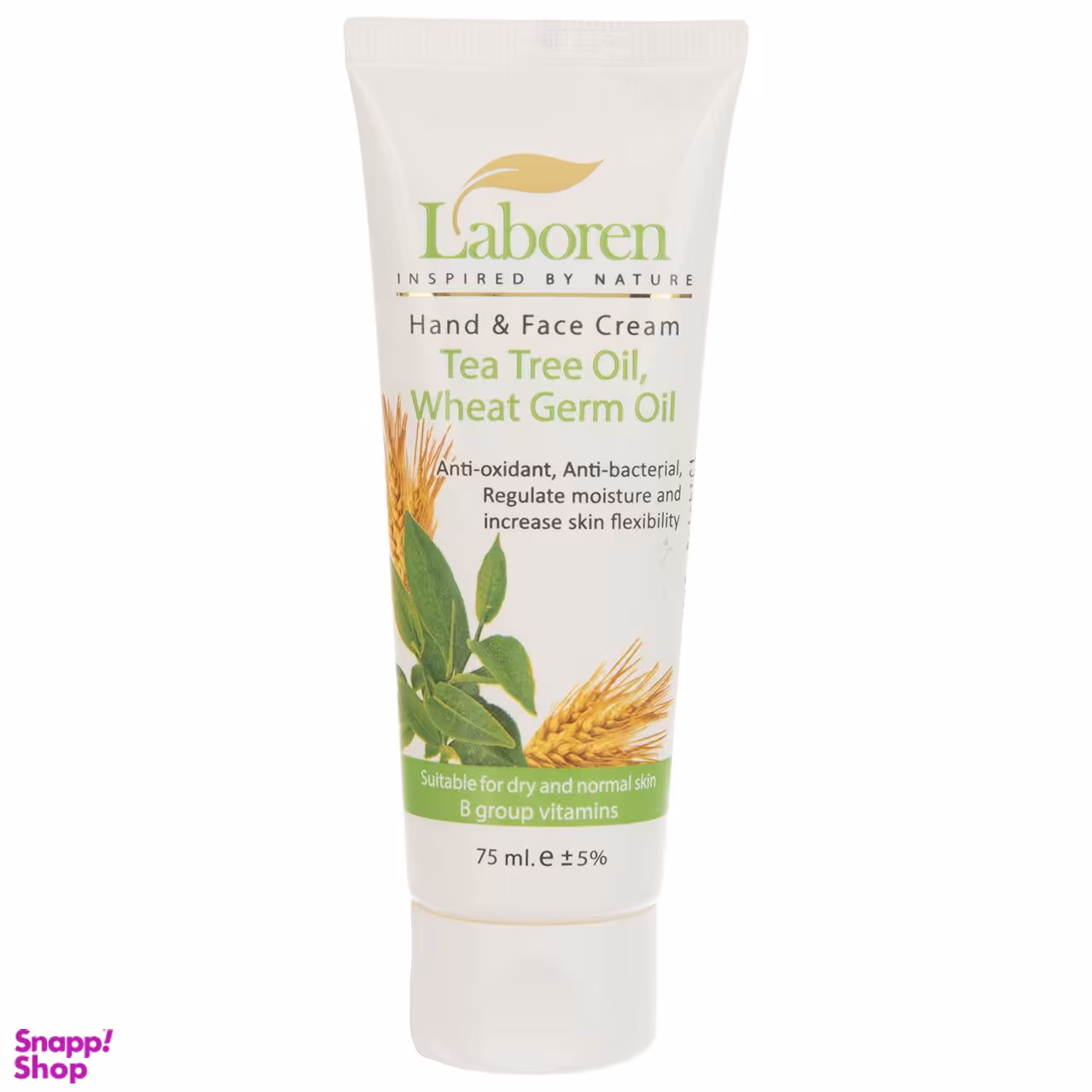 کرم مرطوب کننده لابورن (laboren) مدل Tea Tree Oil حجم 75 میلی‌لیتر