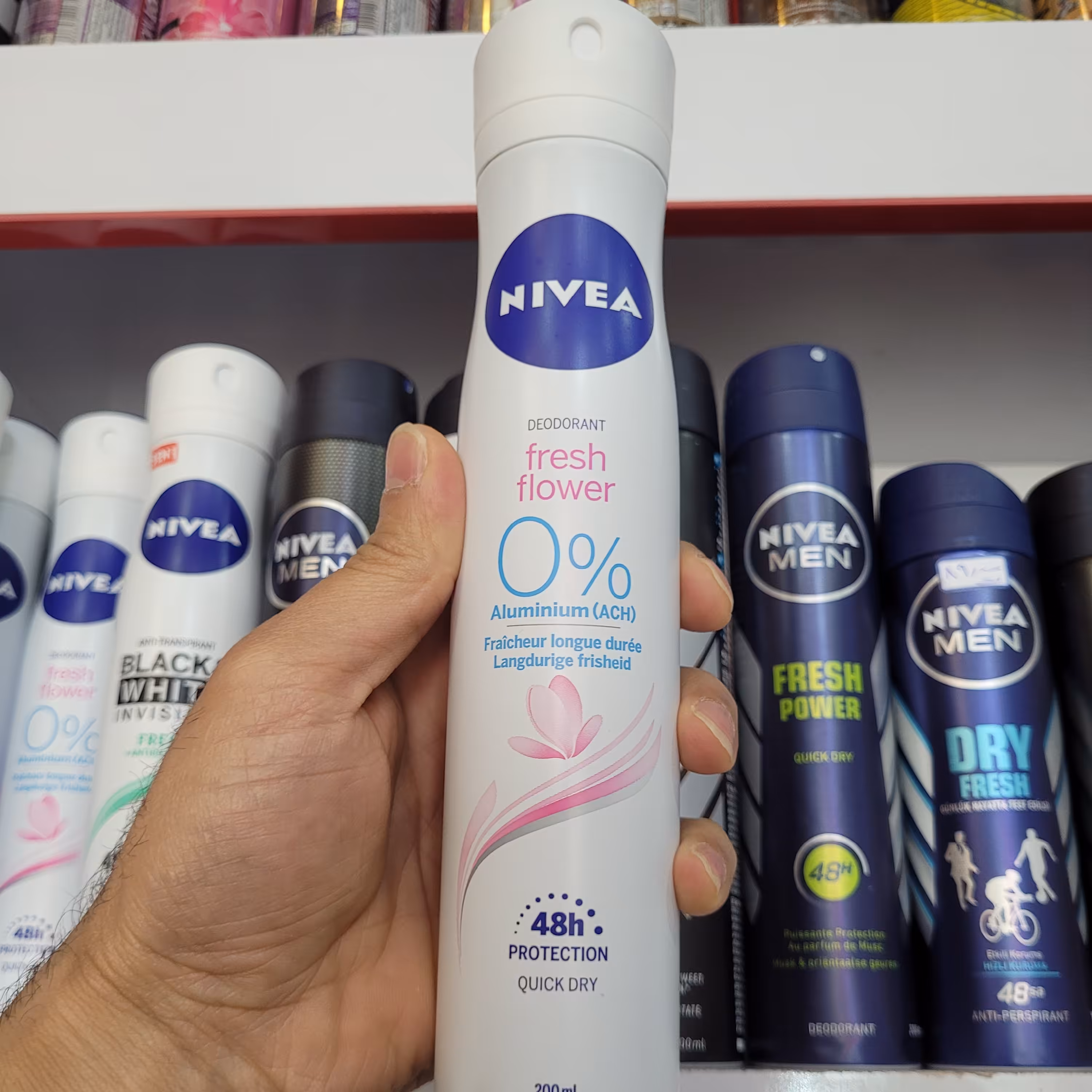 اسپری بدن زنانه نیوآ مدل fresh flower  حجم 200 میلی لیتر