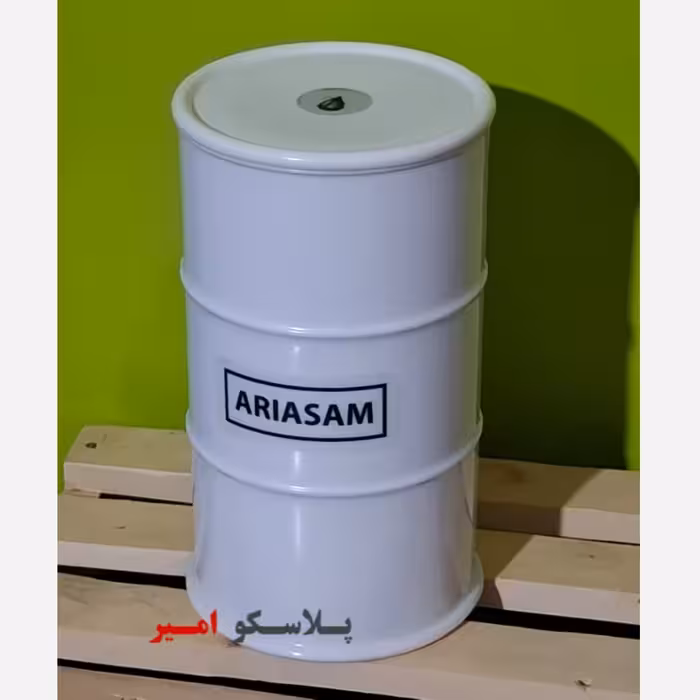 ظرف نگهداری قهوه (بانکه)  طرح بشکه نفت 800 سی سی آریسام در پلاسکو امیر 