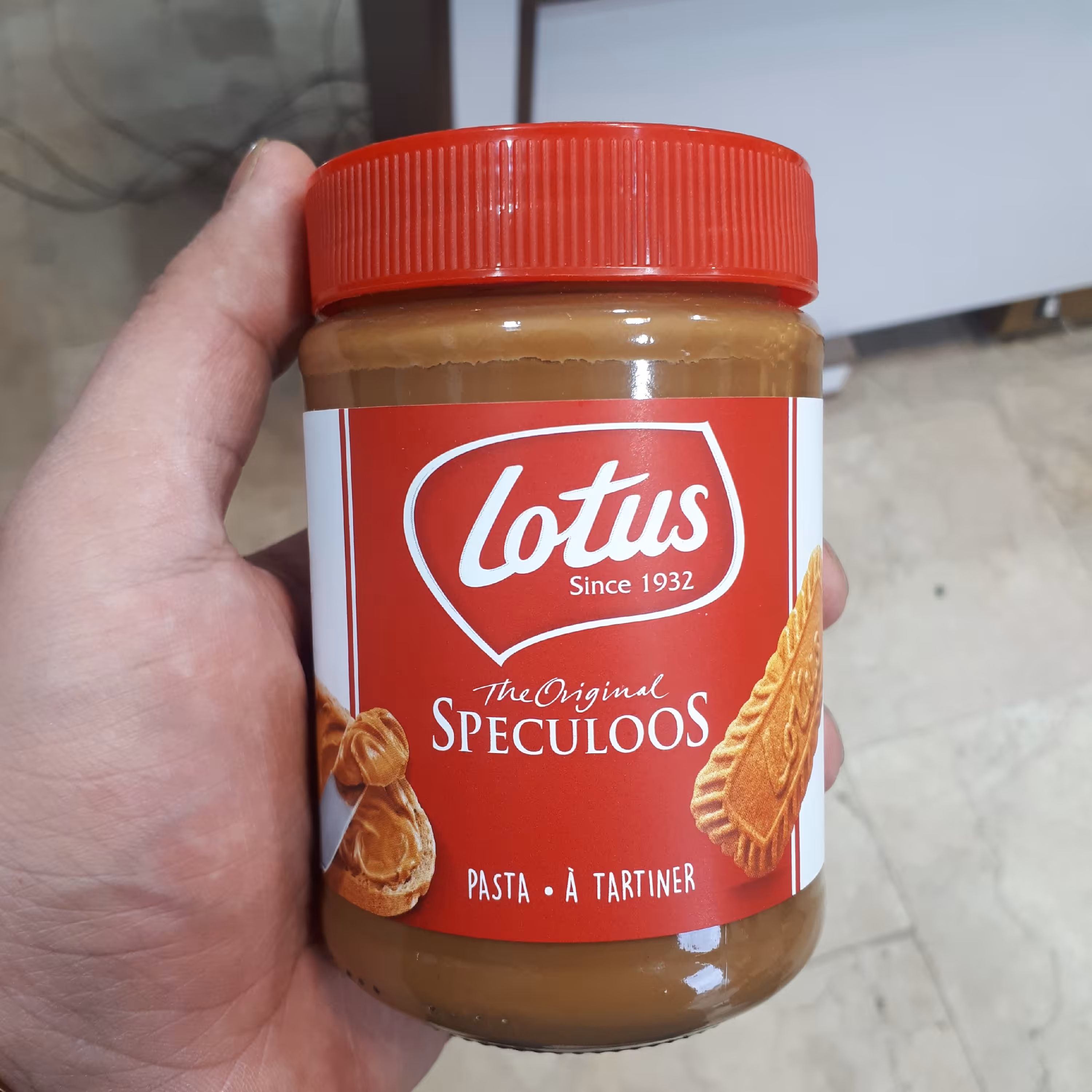 کرم بیسکوییت شیشه ای لوتوس (400 گرمی)