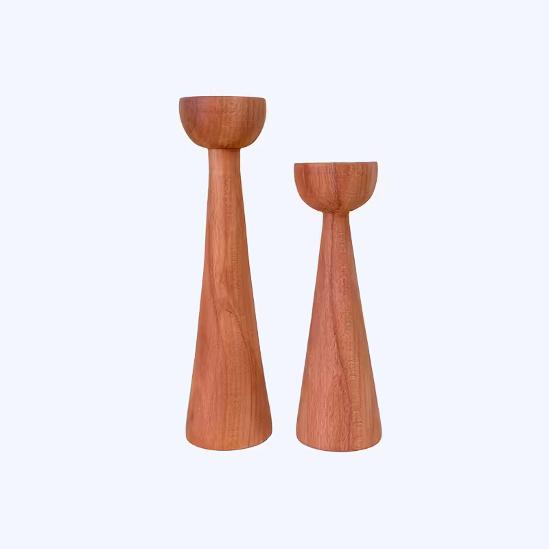 شمعدان دکوری چوبی مادام