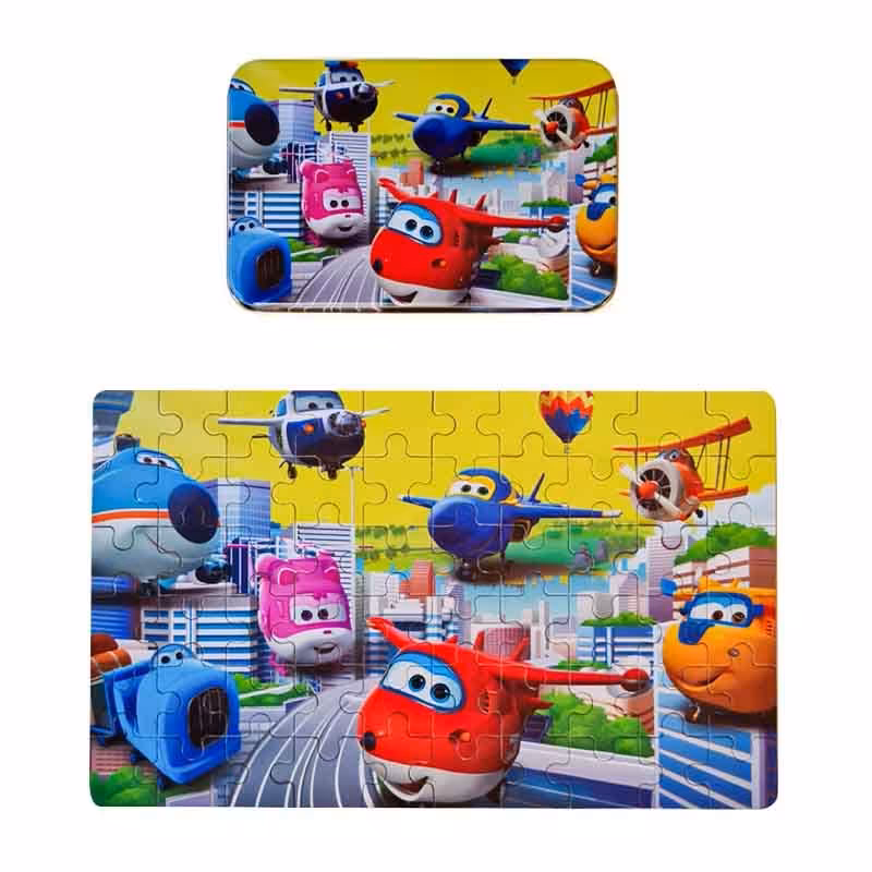 پازل هواپیما قوطی فلزی 60 تکه کد P/GB6675/C